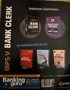 IBPS Bank Clerk Exam Prep Book