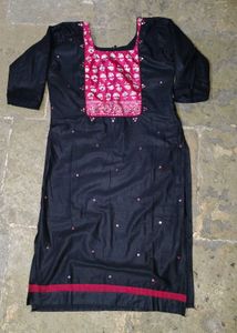 Elegant Black Kurta