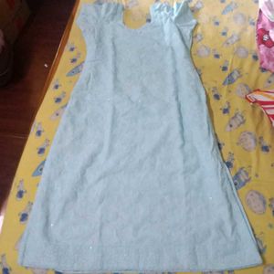 Light Blue Chikankari Suit