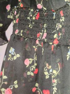 Floral Sheer Top