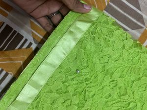 Net Saree With Blouse Piece
