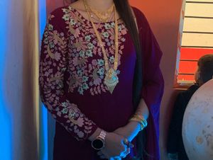 Wedding Wear Gown With Dupatta And Lagis