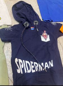 Boys' Spiderman Graphic Hoodie Tee