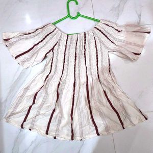 Off Shoulder Stretchable Top