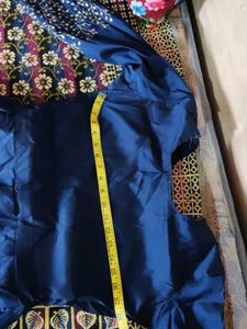 Ethnic Blue Gown With Duppata