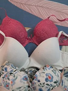 Combo Of  Five Imported Fabric Bra