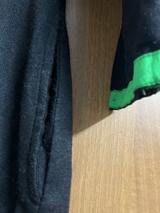 Elegant Woollen Black &amp; Green Kurta( Upto 40bust)