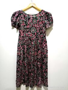 Floral Print Midi Dress
