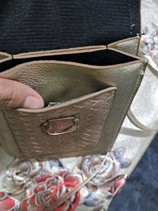 Light Golden Crossbody Bag