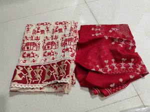 Warli Printed Cotton Suit Sale