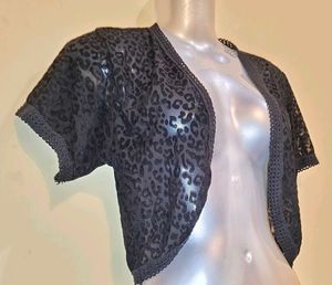 Size S/M 🎁Buy 2 Get 1 Free 🎁Black Bolero Jacket