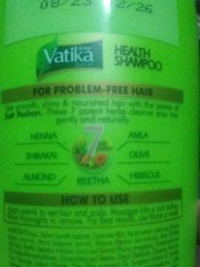 Vatika Shampoo and Conditioner.