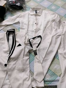 Formal 4 Pcs Set (Shirt, Pant, Tie, Coat)
