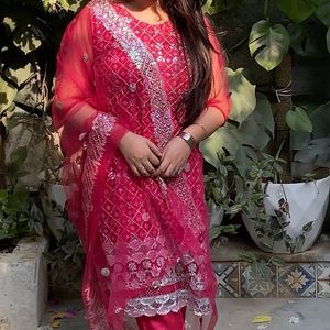 Beautiful Embroidered Readymade Suit