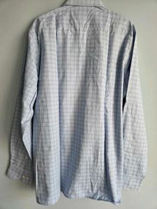 VAN HEUSEN BUISNESS Checked Pattern Shirt 42&#34;
