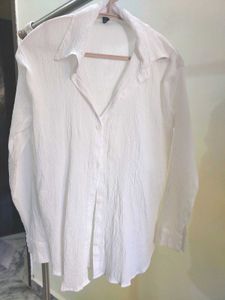 White Textured Shirt