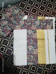 Kerala Saree - With Blouse Piece