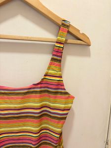 Beautiful Striped Imported Bodysuit