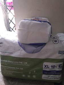 ELDURO Unisex Tape Diapers XL 6PKx10pc + 1PK Free
