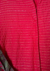 DesignerPink Top Flared Kurti With Cigarette Pant