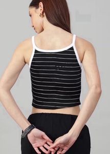 Shein New Striped Crop Tank Top With Tag