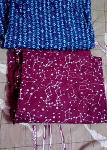 Cute Anchor Print Night suits 2