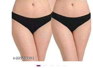 Balck Panty Pack Of2