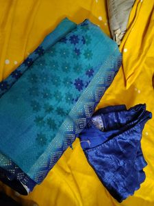 Pure Chiffon Double Shade Saree