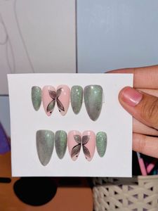 Butterfly, Cateye Press-On Nails