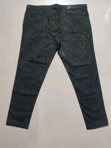 Cotton Dark Grey XXL Size Trouser Pants