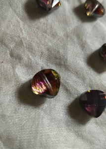 Glass Heart Beads