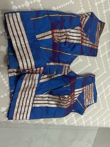 Blue & Gold Blouse