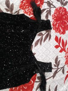 Black Sequin Dress