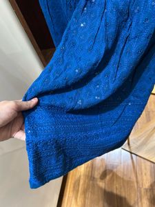Thread And Sequins Work Suit Set