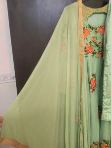 Elegant Mint Green Kurta Set🤩