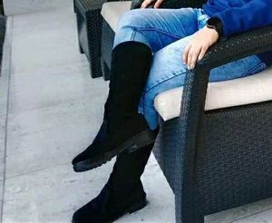 Black Suede Boots