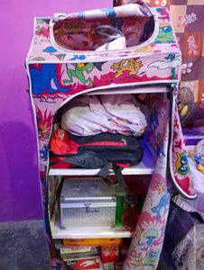 Kids&#39; Cartoon Wardrobe 4 Compartments