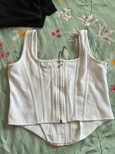 White Corset Top