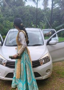 Unique Ethnic Lehenga Set (Without Golden Dupatta)
