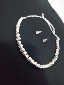 Sparkling Silver Necklace