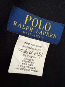Ralph Lauren Black Scarf Authentic Unisex