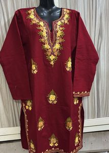 co ord set Kashmiri kurti and pajama woollen