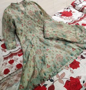 Floral Print Pant  Kameez Suit