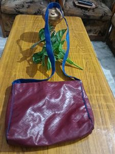 Sling Bag Leather Faux