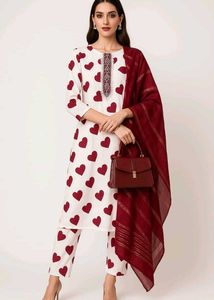 New Pakistani Designer Kurta Pant Dupatta Set