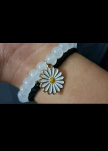 Dainty Daisy Bracelet &amp; Necklace Combo
