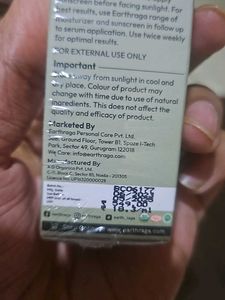 EarthRaga Clear Skin Niacinamide Face Serum