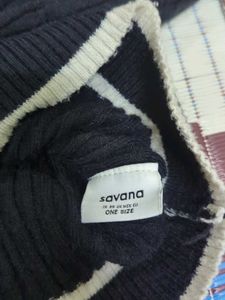 Stylish Black Knit Sweater