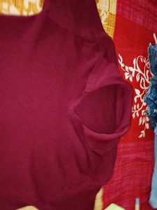 Red Casual Top
