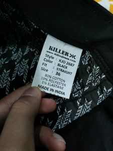 Seal Pack Killer Formal Black Jeans